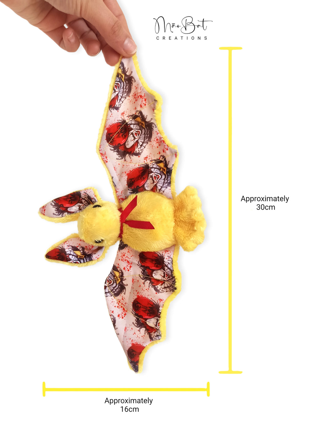 Pennywise inspired Bat Plush