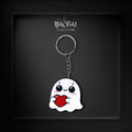 Cute Ghost Heart Keychain