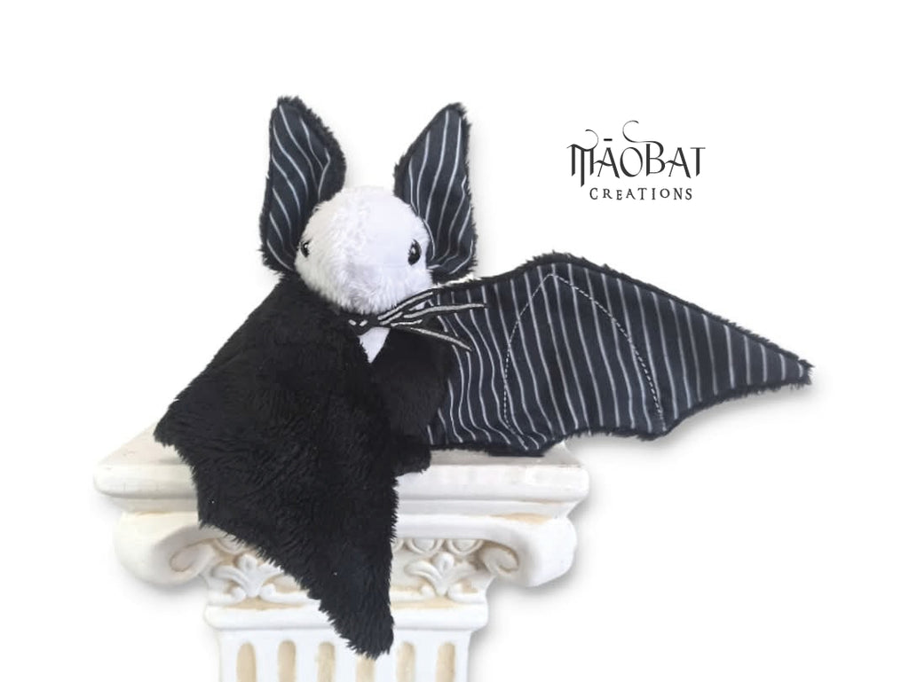 Jack & Sally-Inspired Bat Plushies