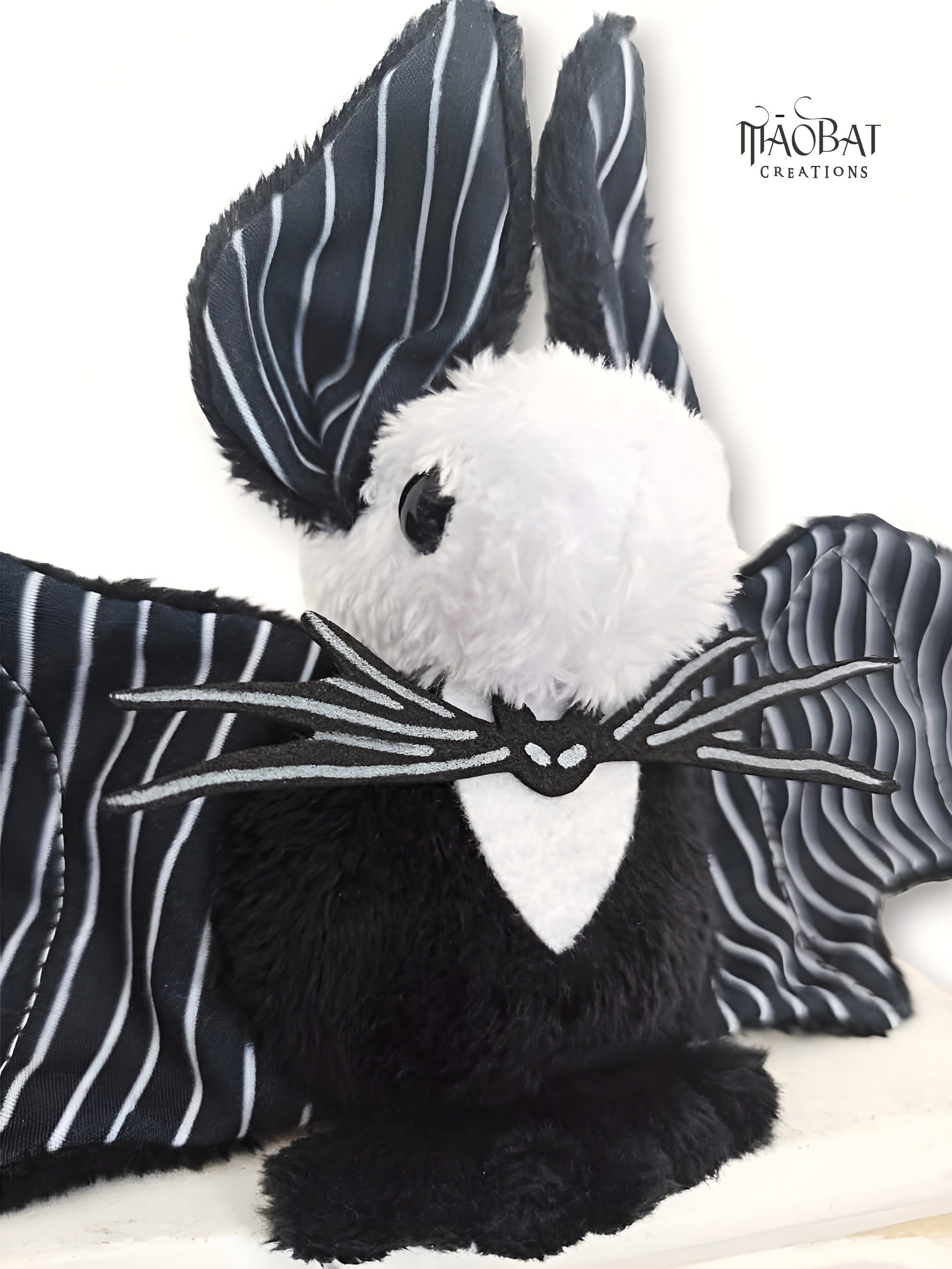 Jack & Sally-Inspired Bat Plushies