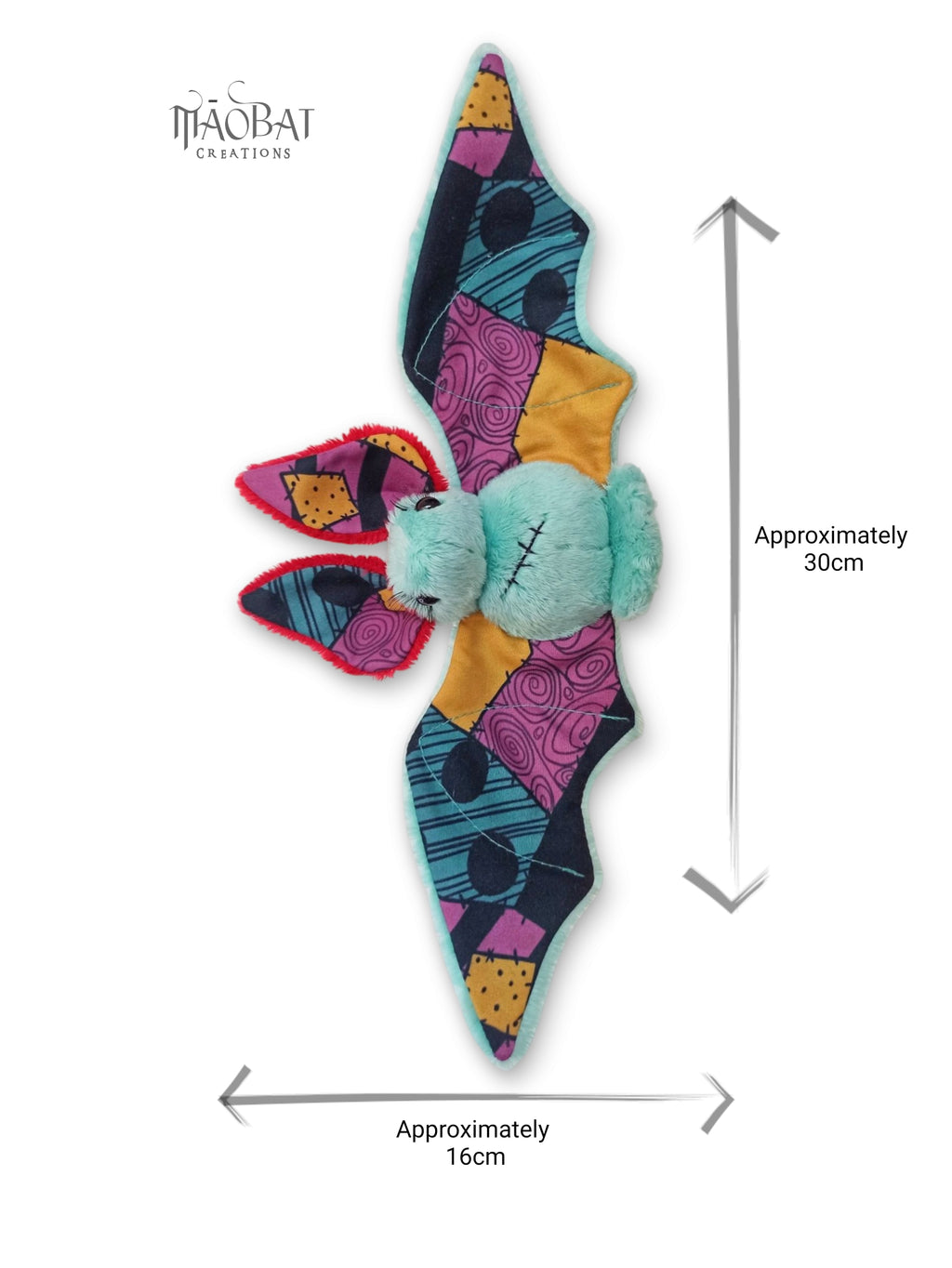 Jack & Sally-Inspired Bat Plushies