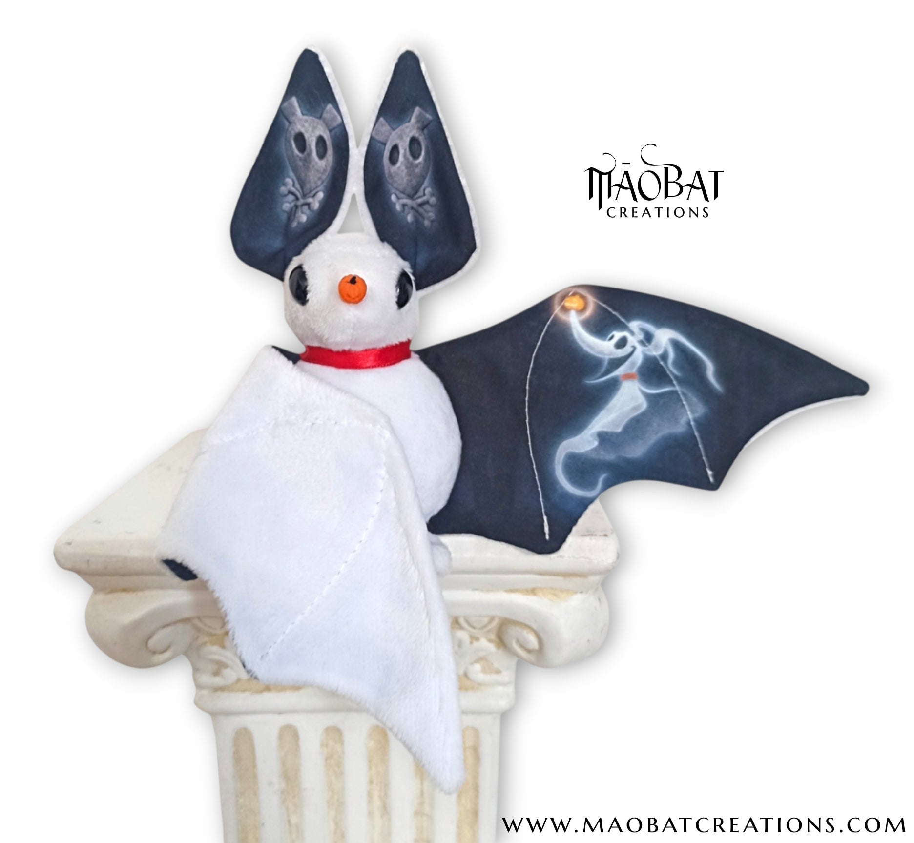 Zero - Inspired Glow in the Dark Bat Plush