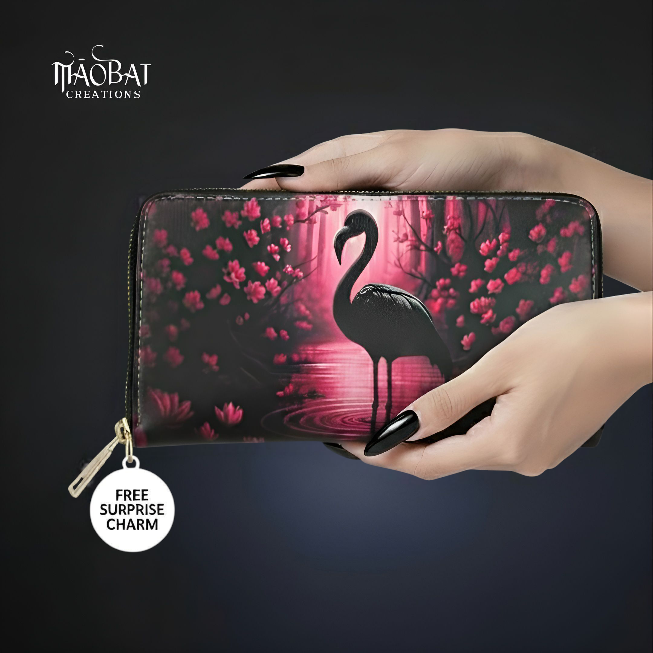 Black Flamingo Wallet