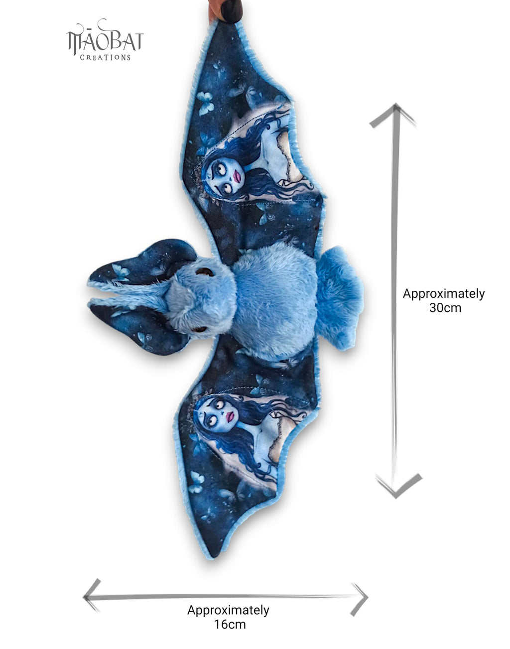 Corpse Bride-Inspired Bat Plush