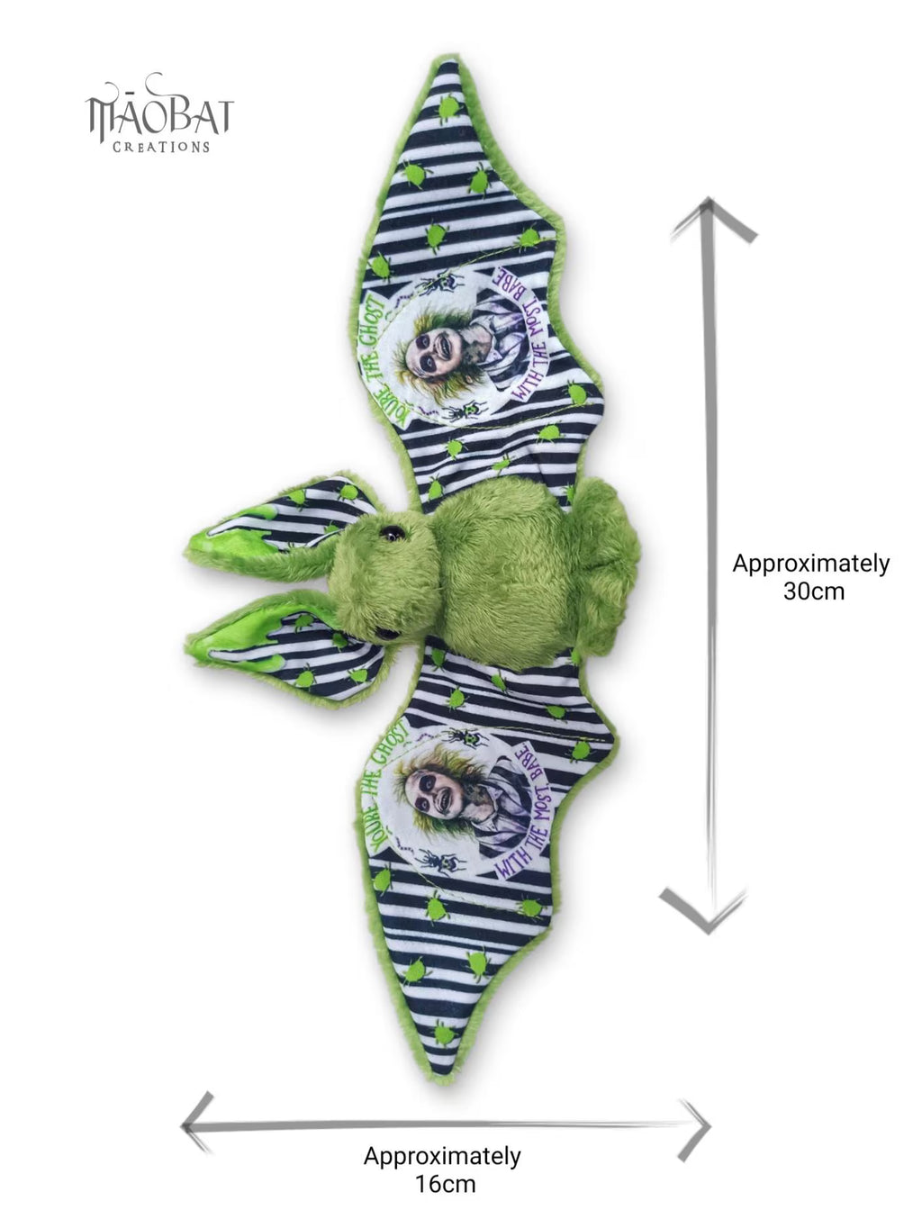 Beetlejuice-Inspired Bat Plush