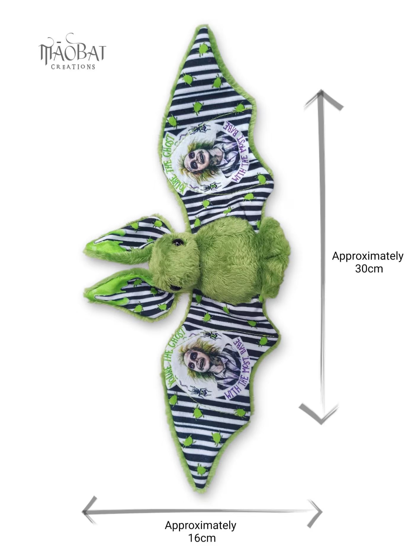 Beetlejuice-Inspired Bat Plush