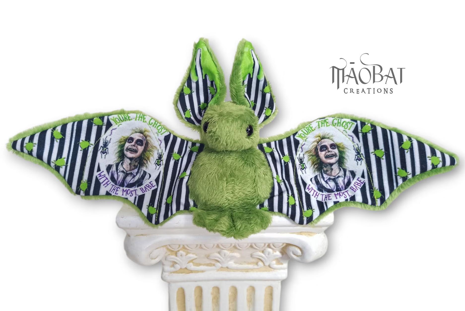 Beetlejuice-Inspired Bat Plush